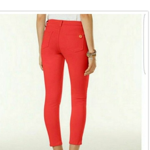 michael kors jeans red